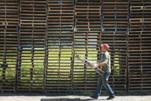 transporting pallets